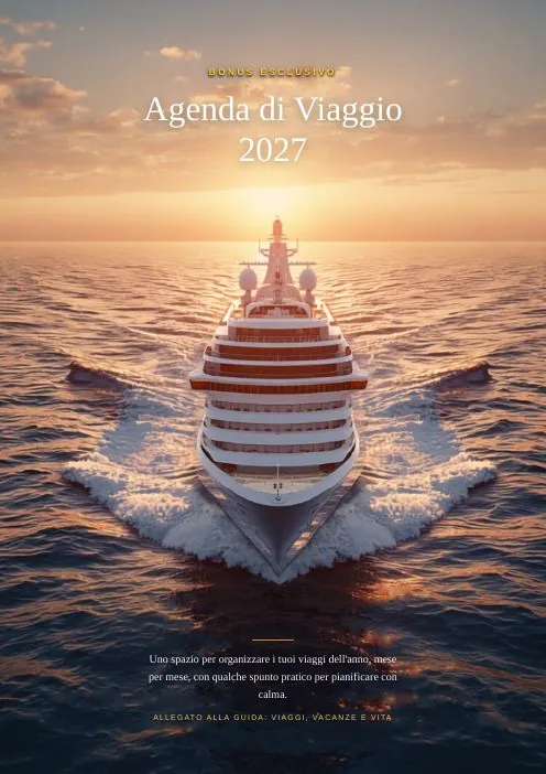 Copertina del bonus Agenda di Viaggio 2027